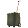 reisenthel carrycruiser - Chariot de courses 47,5 cm (cadre losange olive)