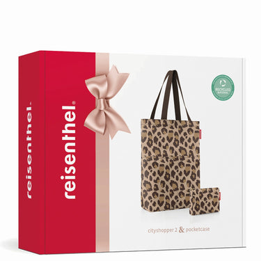 reisenthel cityshopper - Geschenkset 2tlg. (leo macchiato) - Markenkoffer