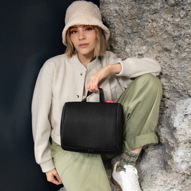 reisenthel cosmetics toiletbag XL - Kulturbeutel 28 cm (mesh black) - Markenkoffer