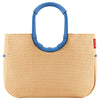 reisenthel shopping loopshopper L - Sac de shopping avec cadre 46 cm (frame raffia blue)