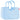 reisenthel shopping loopshopper L - Einkaufstasche mit Bügel 46 cm (frame twist powder blue) - Markenkoffer