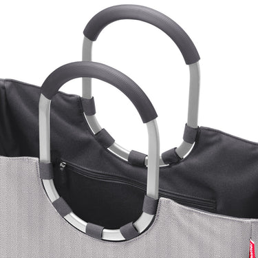 reisenthel shopping loopshopper L - Einkaufstasche mit Bügel 46 cm (herringbone grey) - Ansicht 3