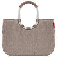 reisenthel shopping loopshopper L - Einkaufstasche mit Bügel 46 cm (herringbone)