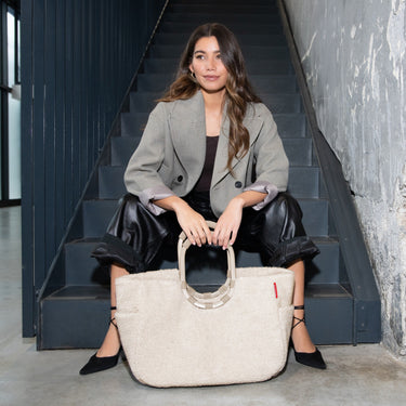 reisenthel shopping loopshopper L - Einkaufstasche mit Bügel 46 cm (teddy sand) - Ansicht 6