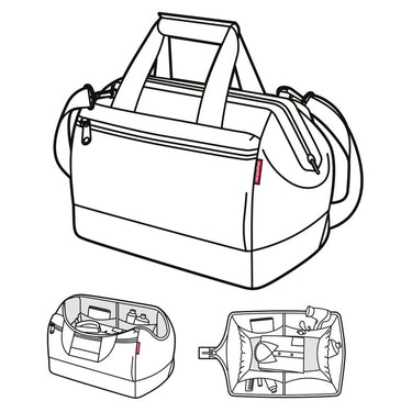 reisenthel travelling allrounder L pocket - Reisetasche 48 cm (black) - Markenkoffer