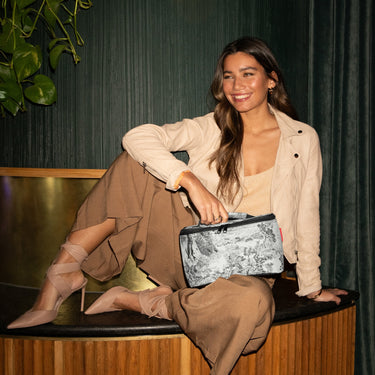 reisenthel travelling - Beautycase 28 cm (jacquard grey) - Markenkoffer