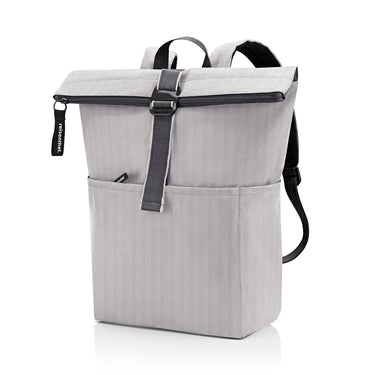 reisenthel travelling rolltop - Rucksack 15.6" 53 cm (herringbone grey) - Markenkoffer