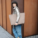 reisenthel XL - Shopper 65 cm (herringbone mokka) - Markenkoffer