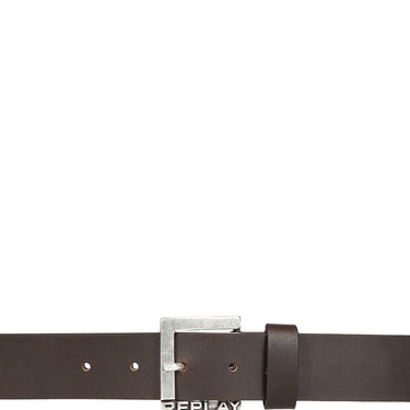 Replay Men's Accessoires 3.5 cm - Gürtel Leder (brown cocoa, 90) - Markenkoffer