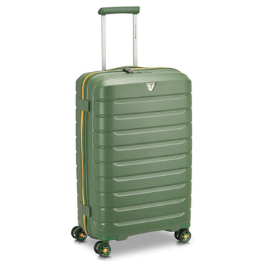 Roncato B - Flying Neon - 4 - Rollen - Trolley M 68 cm (verde militare) - Markenkoffer