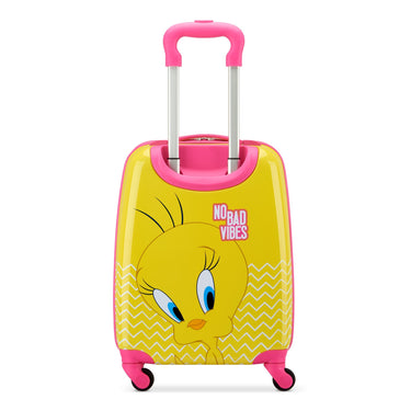 Roncato Looney Tunes Kids - 4 - Rollen - Kindertrolley 44 cm (Tweety Giallo) - Markenkoffer