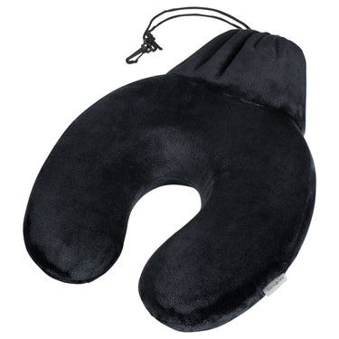 Samsonite Comfort Travelling Memory Foam Pillow + Pouch - Nackenkissen (schwarz) - Markenkoffer