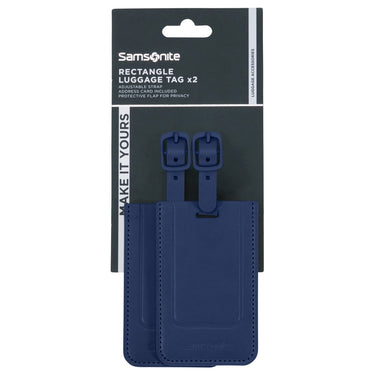Samsonite Ta Revolution Rectangle Luggage Tag - Kofferanhänger 2tgl. (midnight blue) - Ansicht 4