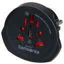 Samsonite World to Europe Adaptor - Reiseadapter (schwarz) - Markenkoffer