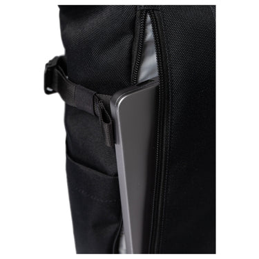 Sandqvist Icon Rolltop - Rucksack M 14" 60 cm (black/ black with black leather) - Ansicht 4