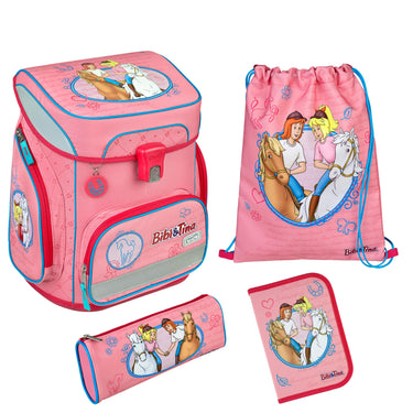 Scooli EasyFit - Schulranzen Set 5tlg. (Bibi&Tina) - Markenkoffer