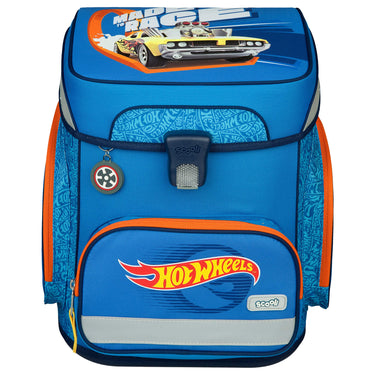 Scooli EasyFit - Schulranzen Set 5tlg. (Hot Wheels) - Markenkoffer