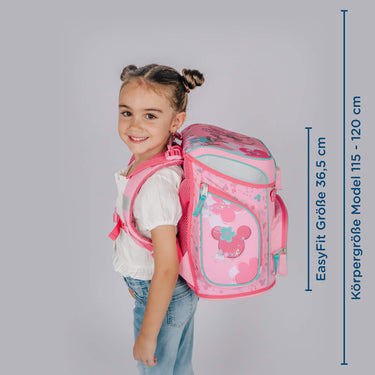 Scooli EasyFit - Schulranzen Set 5tlg. (Minnie Mouse) - Markenkoffer