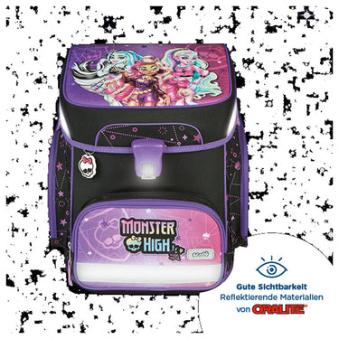 Scooli EasyFit - Schulranzen Set 5tlg. (Monster High) - Markenkoffer