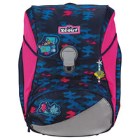 Scout Alpha DIN - Schulranzen Set 4 tlg. (Magic Sea) - Markenkoffer