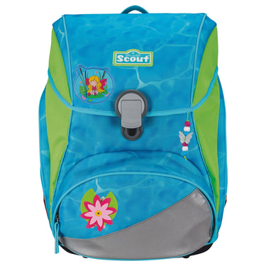 Scout Alpha DIN - Schulranzen Set 4 tlg. (Water Lily) - Markenkoffer