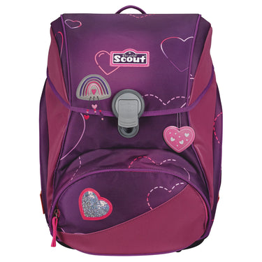 Scout Alpha Exklusiv Superflash - Schulranzen Set 4tlg. (Lovely) - Markenkoffer