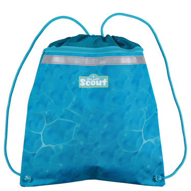 Scout Genius DIN - Schulranzen Set 4 tlg. mit Turnbeutel (Water Lily) - Markenkoffer