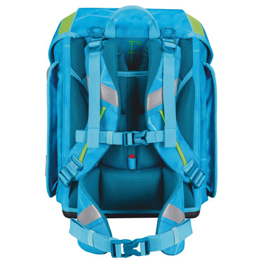 Scout Genius DIN - Schulranzen Set 4 tlg. mit Turnbeutel (Water Lily) - Markenkoffer