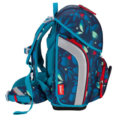 Scout Genius Exklusiv LED - Schulranzen Set 4tlg. (White Unicorn) - Markenkoffer
