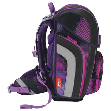 Scout Genius Exklusiv "Movie Star" - Schulranzen Set 5tlg. (Pink Pixel) - Markenkoffer