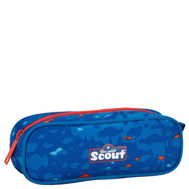 Scout Genius Exklusiv Superflash - Schulranzen Set 4tlg. (Blue Dino) - Markenkoffer