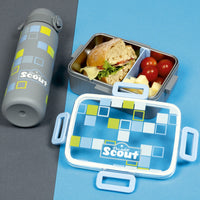 Scout Zubehör - Trinkflasche Edelstahl 500 ml (Squares) - Markenkoffer