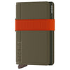Secrid Liba Bandwallet - Portefeuille 6cc 10.2 cm RFID (green-orange)