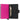 Secrid Matte Miniwallet - Geldbörse RFID 6.5 cm (black - fuchsia) - Markenkoffer
