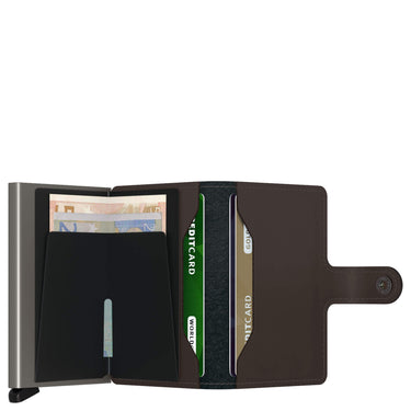 Secrid Matte Miniwallet - Geldbörse RFID 6.5 cm (truffle) - Markenkoffer