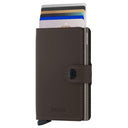 Secrid Matte Miniwallet - Geldbörse RFID 6.5 cm (truffle) - Markenkoffer