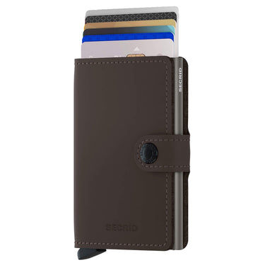Secrid Matte Miniwallet - Geldbörse RFID 6.5 cm (truffle) - Markenkoffer