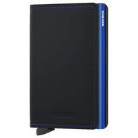 Secrid Matte Slimwallet - Geldbörse RFID 6.8 cm (black-blue)