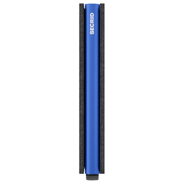 Secrid Matte Slimwallet - Geldbörse RFID 6.8 cm (black - blue) - Markenkoffer
