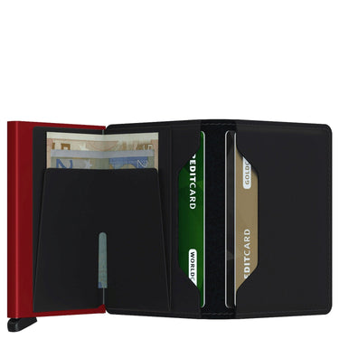 Secrid Matte Slimwallet - Geldbörse RFID 6.8 cm (black-red) - Ansicht 5