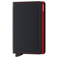 Secrid Matte Slimwallet - Geldbörse RFID 6.8 cm (black-red)