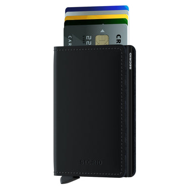 Secrid Matte Slimwallet - Geldbörse RFID 6.8 cm (black) - Markenkoffer