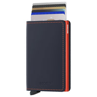 Secrid Matte Slimwallet - Geldbörse RFID 6.8 cm (night blue-orange) - Ansicht 2