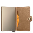 Secrid Miniwallet Pebble - Geldbörse 6cc 10.2 cm RFID (cappuccino) - Markenkoffer
