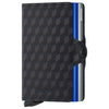 Secrid Optical Twinwallet - Portefeuille 16cc 10 cm RFID (titanium-blue)