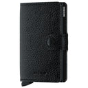 Secrid Vegetable Tanned Miniwallet - Geldbörse RFID 6.5 cm (black - black) - Markenkoffer