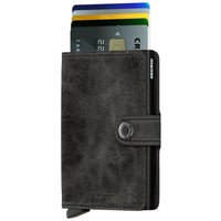 Secrid Vintage Miniwallet - Geldbörse RFID 6.5 cm (black) - Markenkoffer