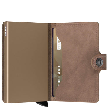 Secrid Vintage Miniwallet - Geldbörse RFID 6.5 cm (taupe) - Markenkoffer