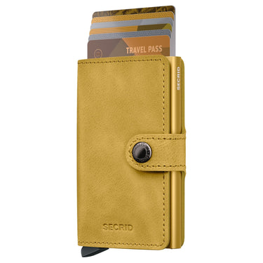 Secrid Vintage Miniwallet - Geldbörse RFID 6.5 cm (yellow) - Markenkoffer