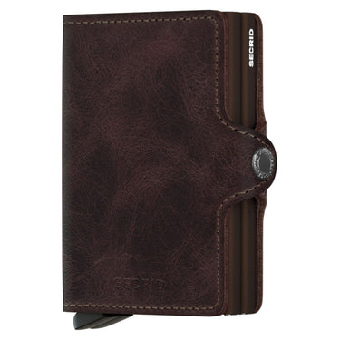 Secrid Vintage Twinwallet - Geldbörse RFID 7 cm (chocolate) - Markenkoffer
